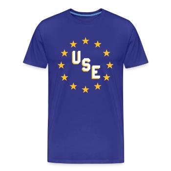 United States of Europe - Männer Premium Bio T-Shirt - Königsblau - Vorne - Damien (186cm)