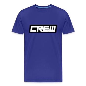 Équipage - T-shirt bio Premium Homme - bleu roi - Devant - Damien (186cm)