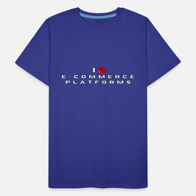 I hate E-commerce platforms Men's Premium Organic T-Shirt