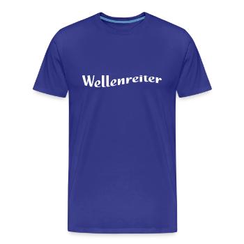 Wellenreiter - Männer Premium Bio T-Shirt - Königsblau - Vorne - Damien (186cm)