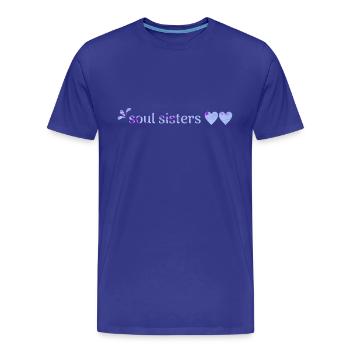 amis - T-shirt bio Premium Homme - bleu roi - Devant - Damien (186cm)