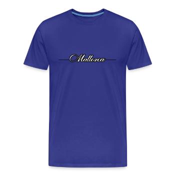 Ligne Mallorca - T-shirt bio Premium Homme - bleu roi - Devant - Damien (186cm)