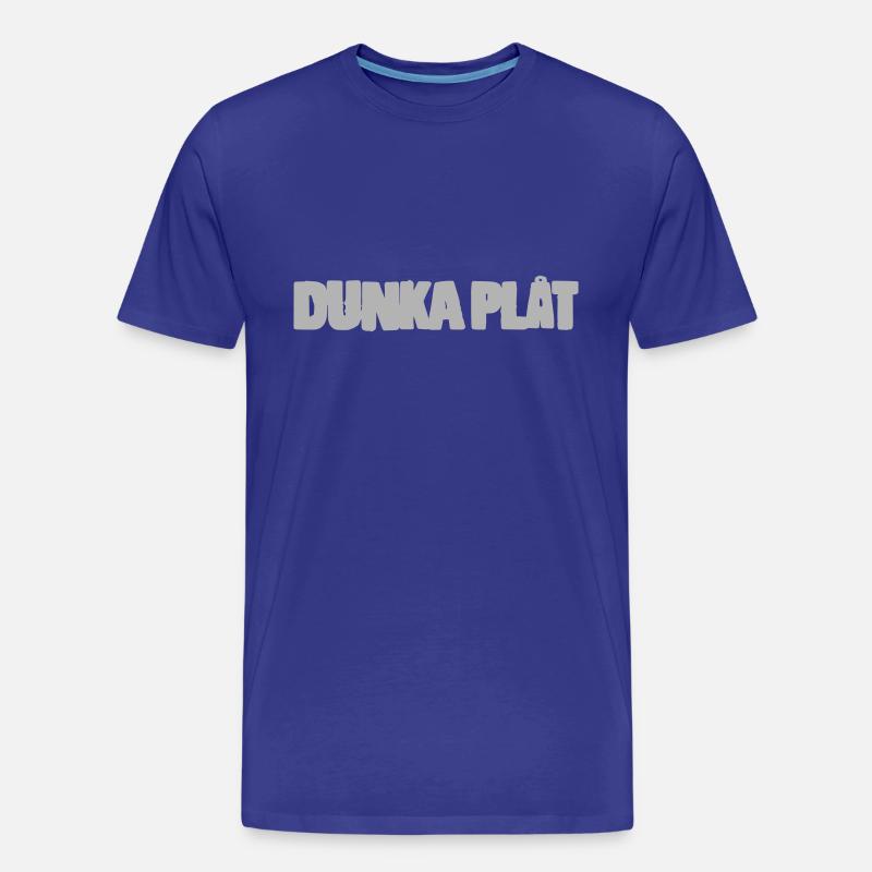 Dunka Blech - Männer Premium Bio T-Shirt - Königsblau