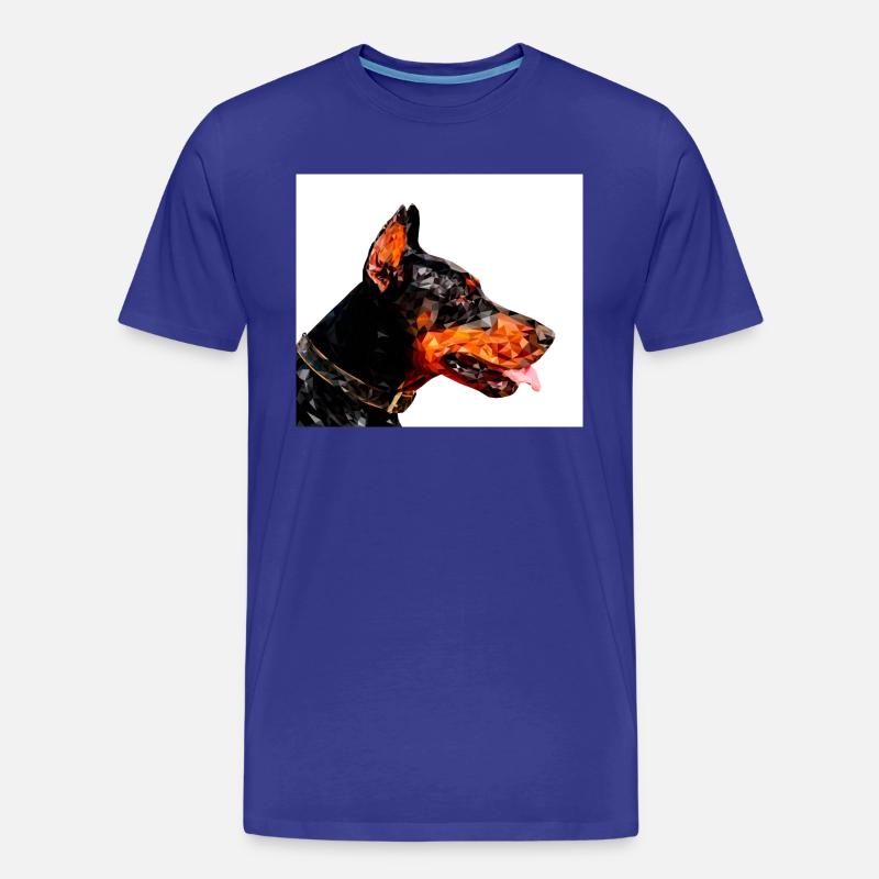 Dobermann - Männer Premium Bio T-Shirt - Königsblau