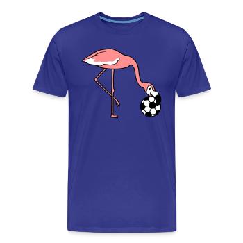 kick football club play ball kicker laugh - Men's Premium Organic T-Shirt - royal blue - Front - Damien (186cm)
