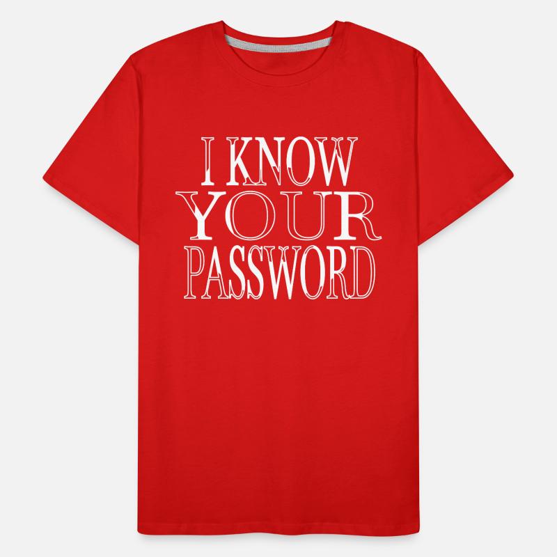 anonymous mask computer freak present computer Men's Premium Organic T-Shirt