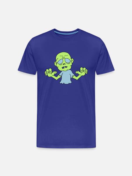 (zombie_2) - Männer Premium Bio T-Shirt - Königsblau