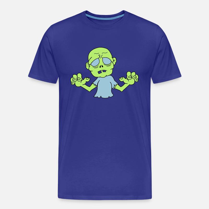 (zombie_2) - Männer Premium Bio T-Shirt - Königsblau