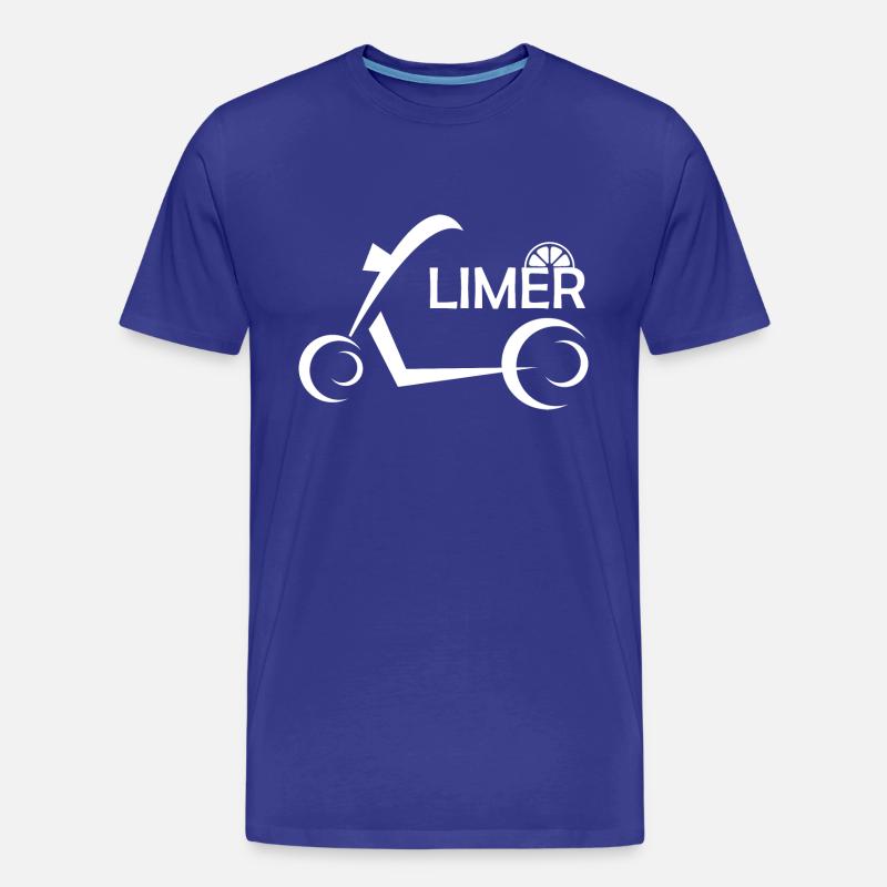 E-Scooter E-Roller Scooter - Männer Premium Bio T-Shirt - Königsblau
