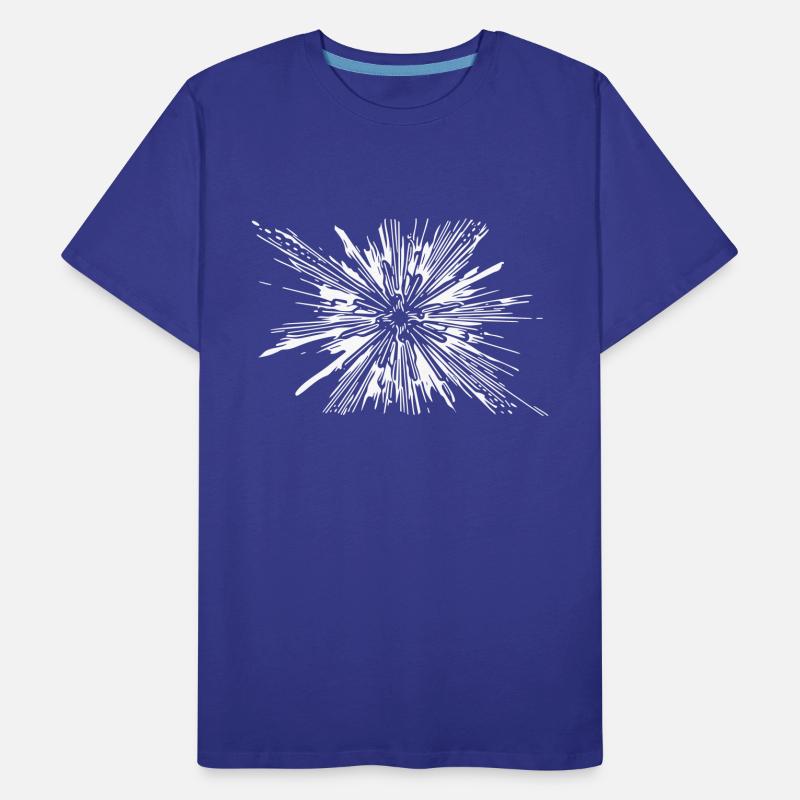 Vector Splash Explosion T-shirt bio Premium Homme