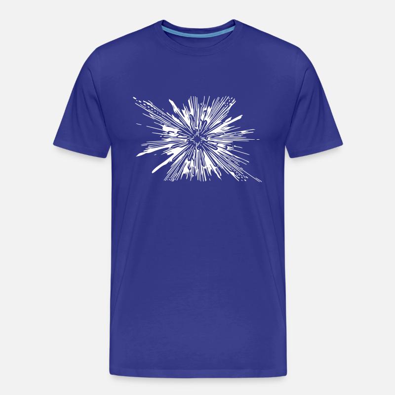 Vector Splash Explosion - Männer Premium Bio T-Shirt - Königsblau