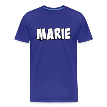 Marie Vorname Geschenk - Männer Premium Bio T-Shirt - Königsblau - Vorne - Damien (186cm)