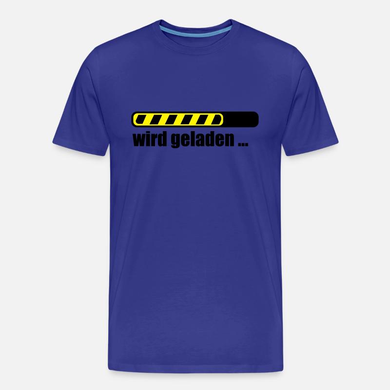 Ladebalken PC loading Computer Download - Männer Premium Bio T-Shirt - Königsblau