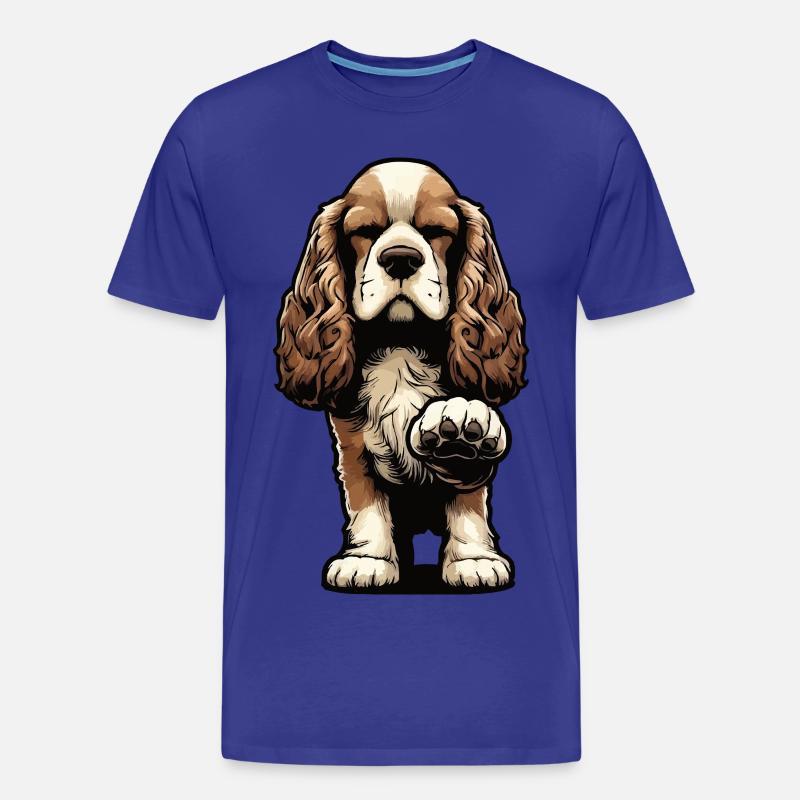 Cocker Spaniel Cockerhund Cocker Spaniel Besitzer - Männer Premium Bio T-Shirt - Königsblau