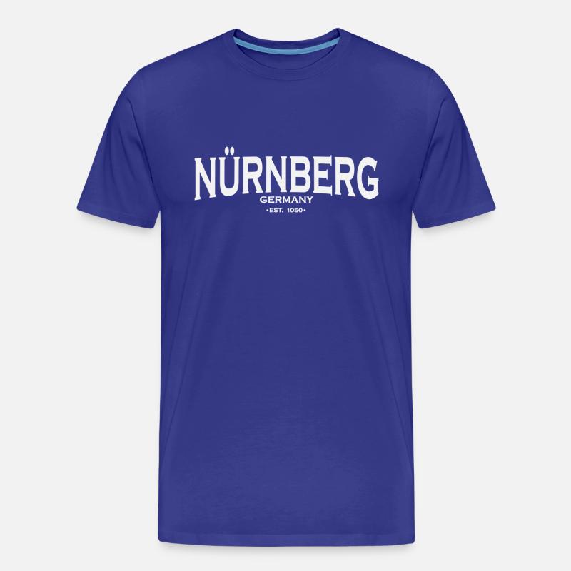 Nürnberg - Männer Premium Bio T-Shirt - Königsblau