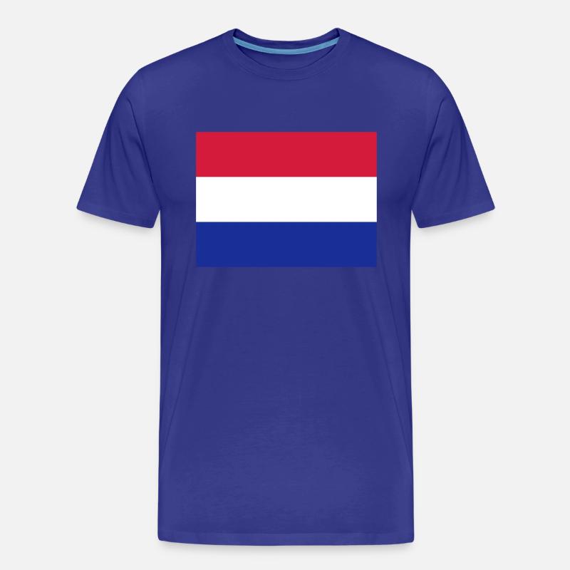 drapeau_pays_bas - Männer Premium Bio T-Shirt - Königsblau