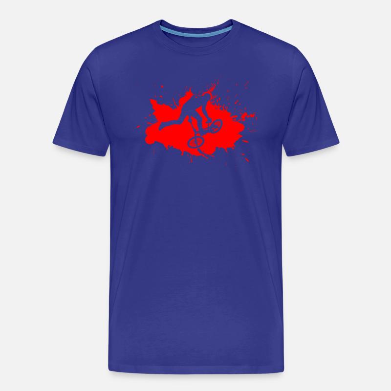 Bikedancer Rot - Männer Premium Bio T-Shirt - Königsblau