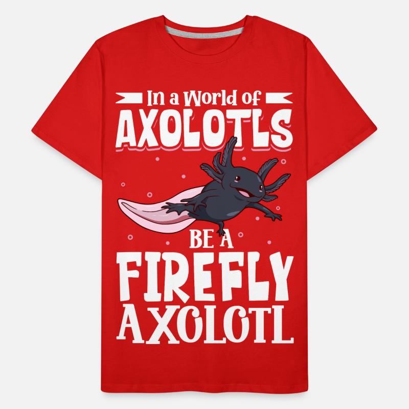 Sei ein Firefly Axolotl Männer Premium Bio T-Shirt