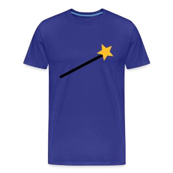Zauberer - Männer Premium Bio T-Shirt - Königsblau - Vorne - Damien (186cm)