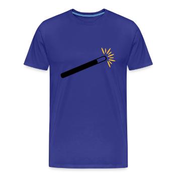 Magicien - T-shirt bio Premium Homme - bleu roi - Devant - Damien (186cm)