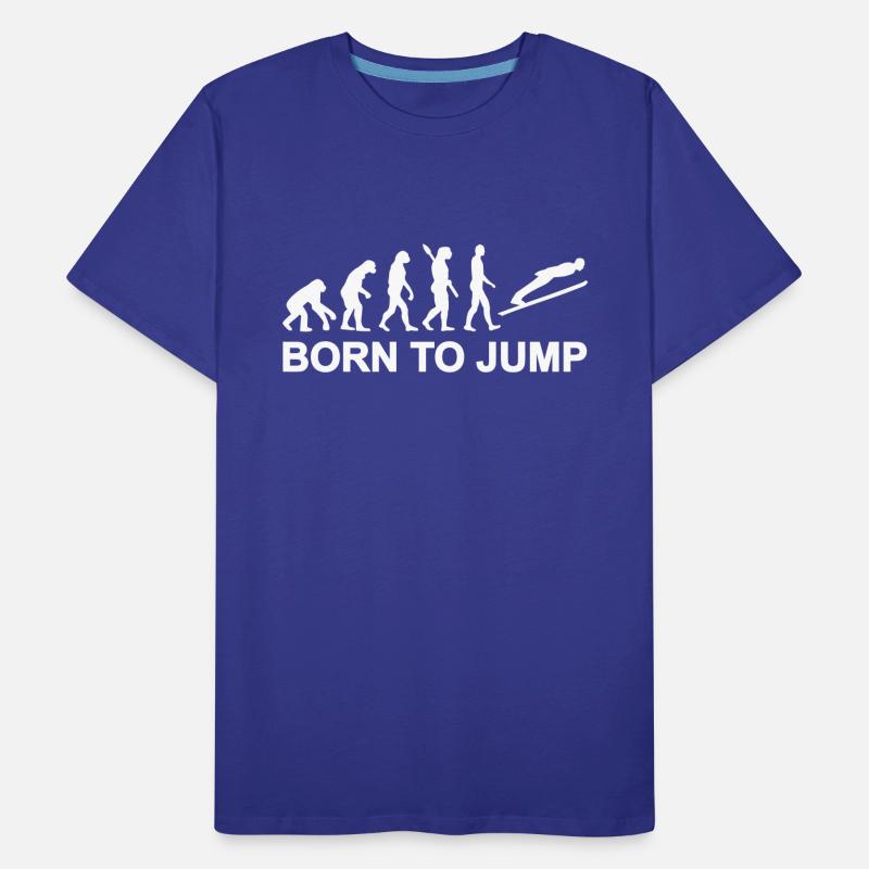 Évolution Saut à ski T-shirt bio Premium Homme