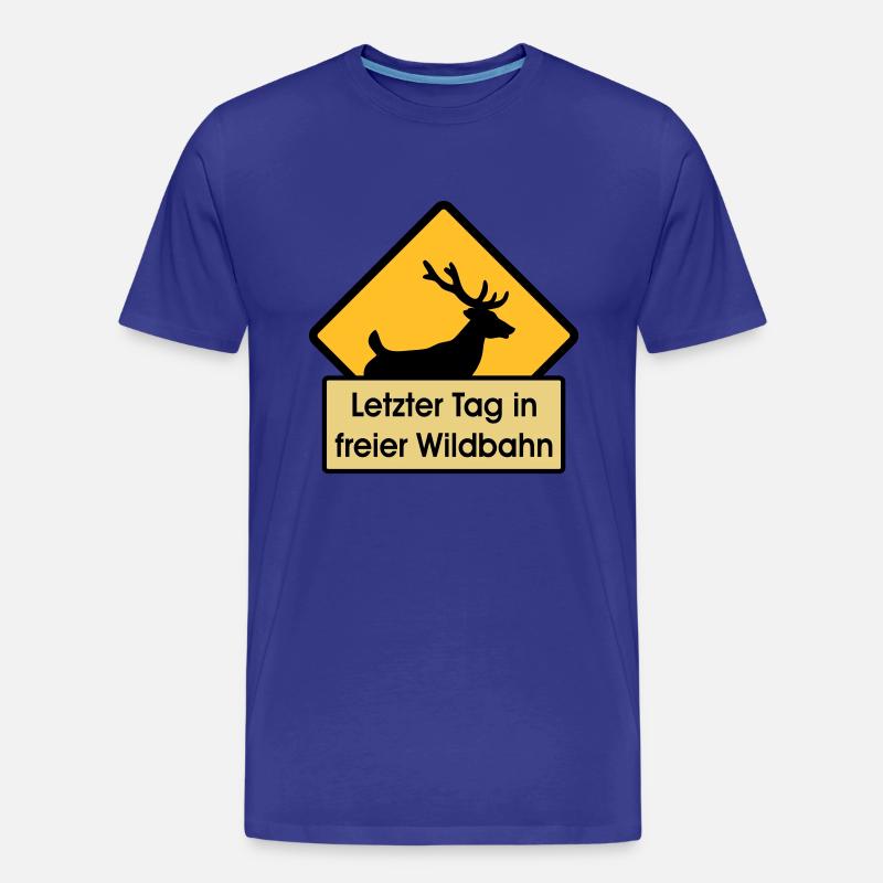 Junggeselle - Männer Premium Bio T-Shirt - Königsblau