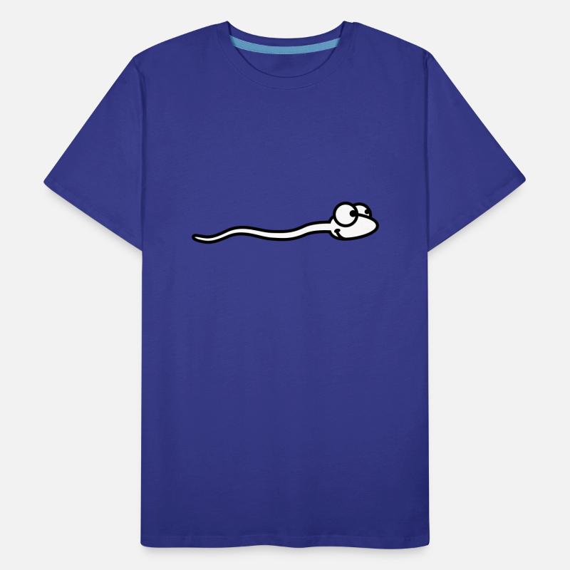 comic_sperm_2c Männer Premium Bio T-Shirt