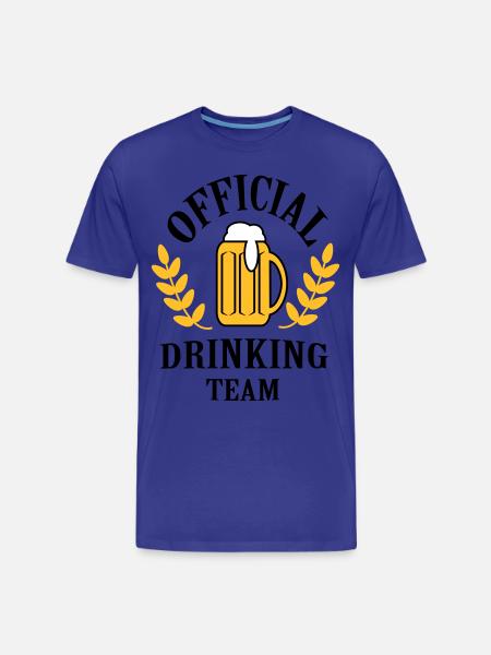 official_drinking_team - Männer Premium Bio T-Shirt - Königsblau