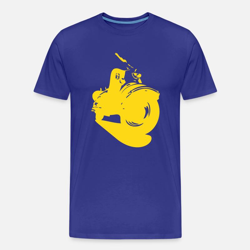 IWL Berlin Roller, Oldtimer - Männer Premium Bio T-Shirt - Königsblau
