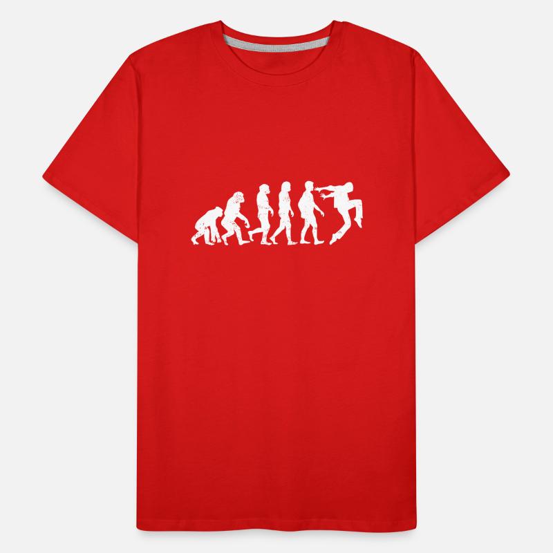 Evolution de la danse danse cadeau de danse danseur T-shirt bio Premium Homme