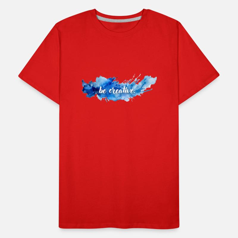 be creative. Men's Premium Organic T-Shirt