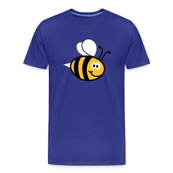 Abeilles 3C - T-shirt bio Premium Homme - bleu roi - Devant - Damien (186cm)