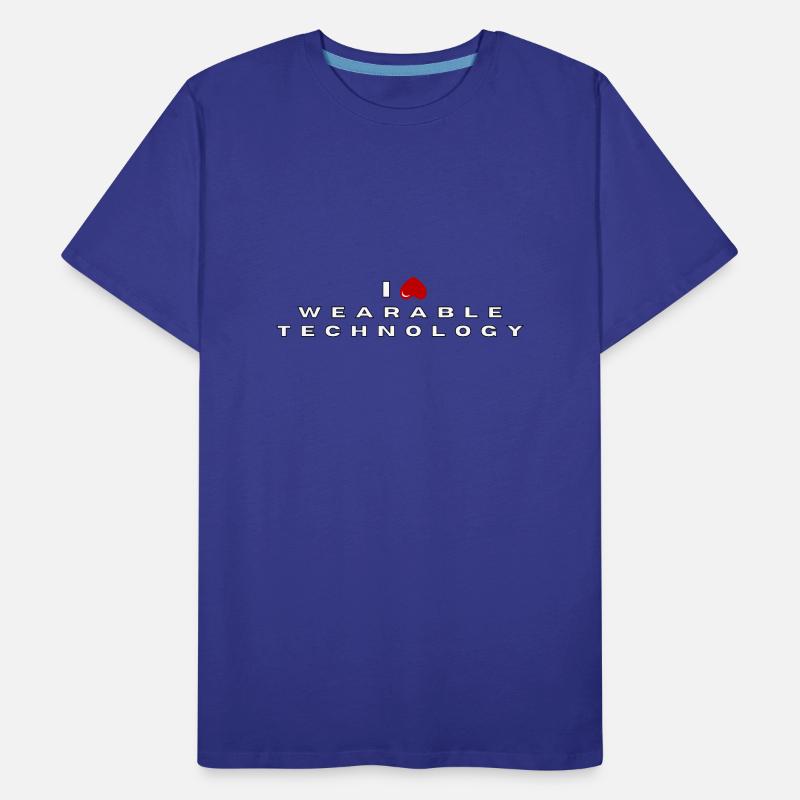 I hate Wearable technology Men's Premium Organic T-Shirt