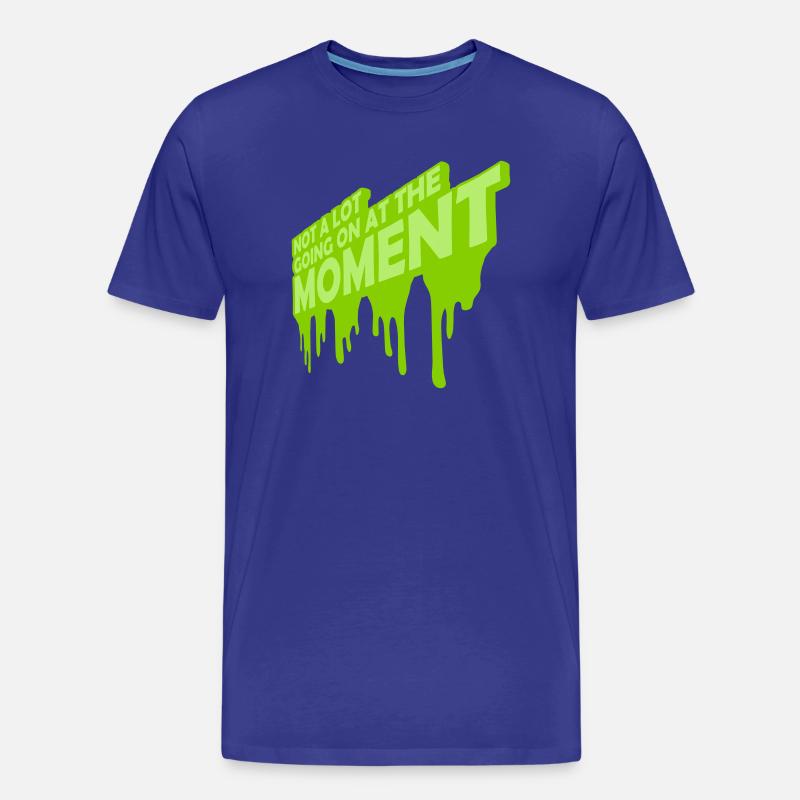 Not much going on - Männer Premium Bio T-Shirt - Königsblau