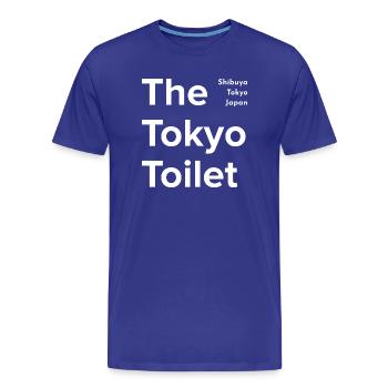 Die Toilette in Tokio - Männer Premium Bio T-Shirt - Königsblau - Vorne - Damien (186cm)