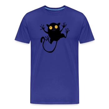 Koboldmaki (2 Farben) - Männer Premium Bio T-Shirt - Königsblau - Vorne - Damien (186cm)