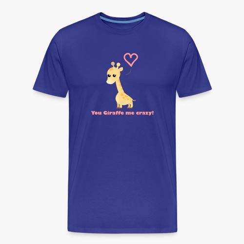 Giraffe Me Crazy - Herre Premium T-shirt økologisk