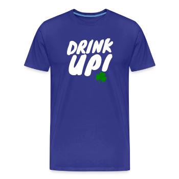 Saint Patrick's Day Irland Irisch Glück Geschenk - Männer Premium Bio T-Shirt - Königsblau - Vorne - Damien (186cm)