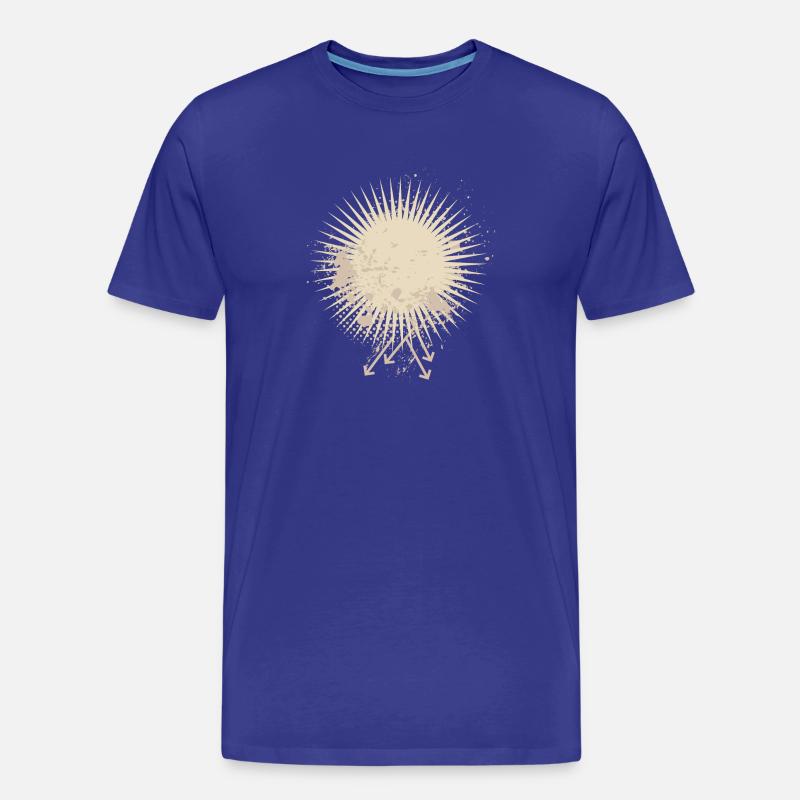 Vector background de - Männer Premium Bio T-Shirt - Königsblau