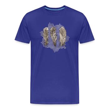 Stylo - T-shirt bio Premium Homme - bleu roi - Devant - Damien (186cm)