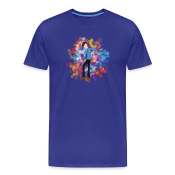 Dance2Trance - Dream Rave Boy - T-shirt bio Premium Homme - bleu roi - Devant - Damien (186cm)