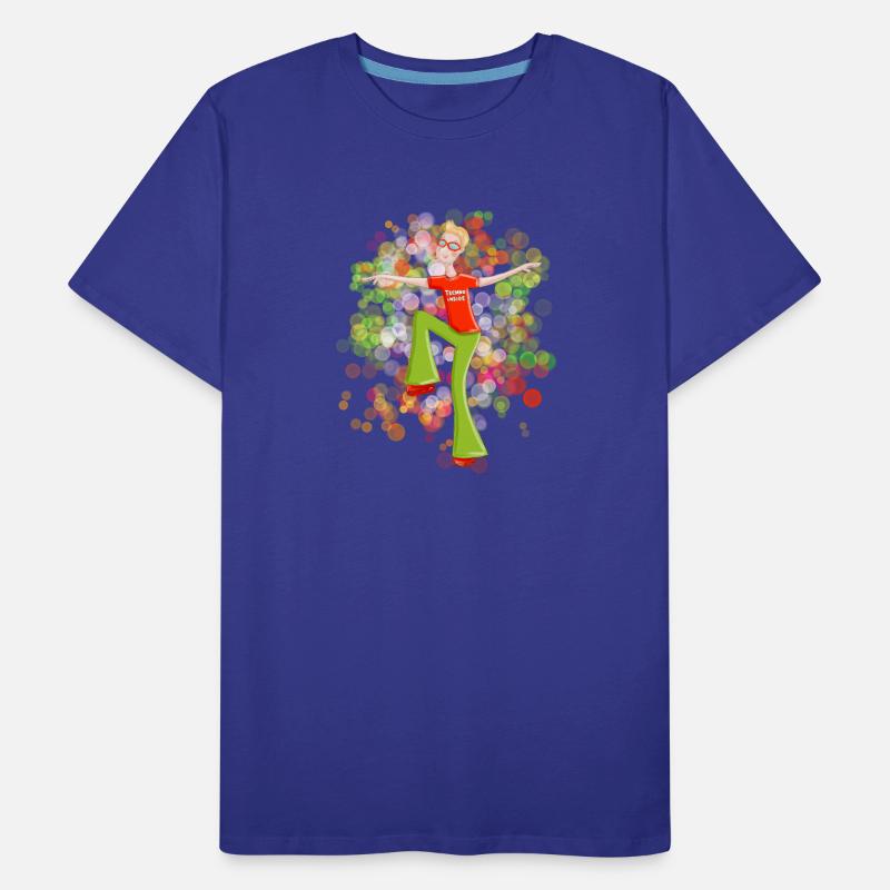 Dance2Trance - Techno inside Men's Premium Organic T-Shirt