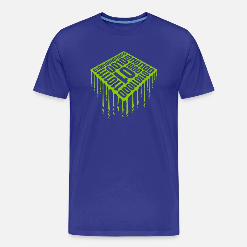 Binär Code Programm Sprache - Männer Premium Bio T-Shirt - Königsblau