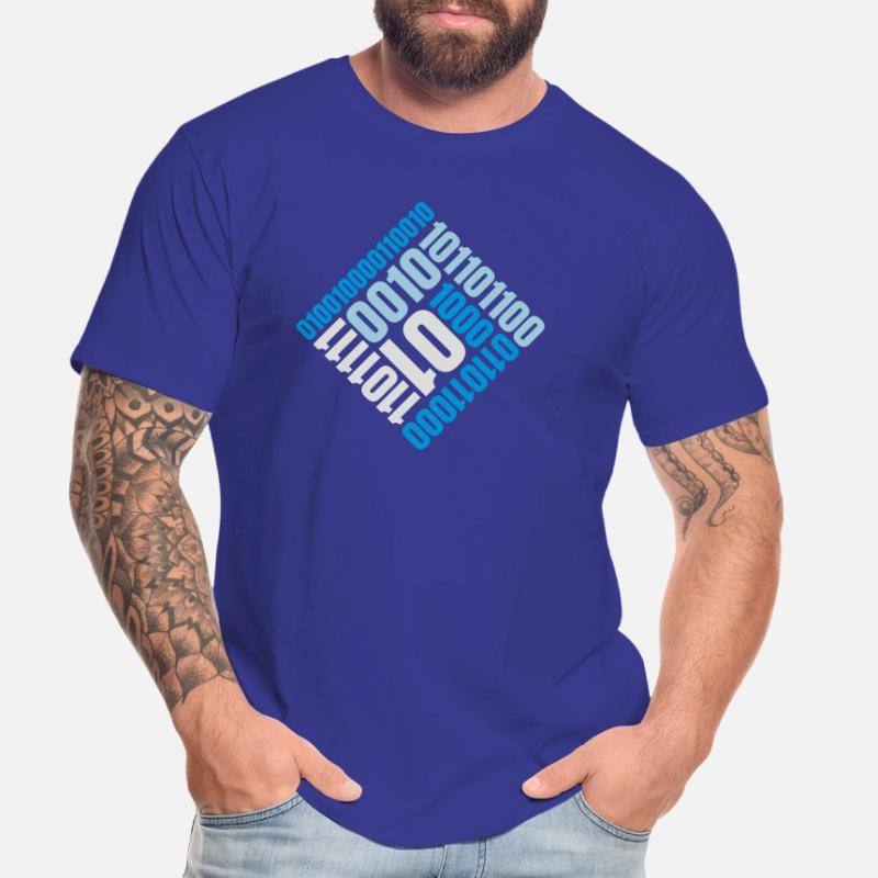 Binär Code Programm Sprache Männer Premium Bio T-Shirt
