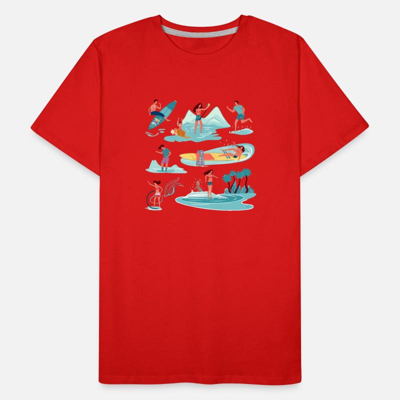 Water activities Men's Premium Organic T-Shirt
