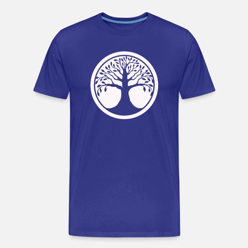 baum des lebens - Männer Premium Bio T-Shirt - Königsblau