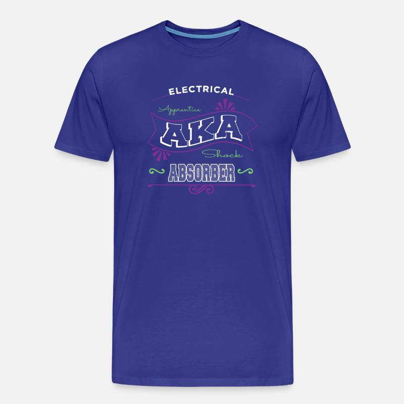 electrical engineering electrical engineer lineman - Men's Premium Organic T-Shirt - royal blue