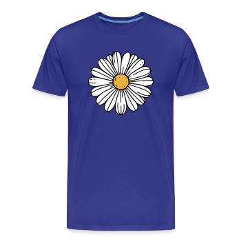 Marguerite - T-shirt bio Premium Homme - bleu roi - Devant - Damien (186cm)