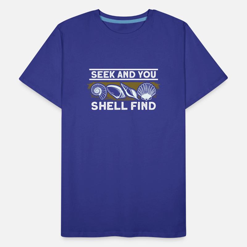 seashells shell collector shell collecting Gift Männer Premium Bio T-Shirt