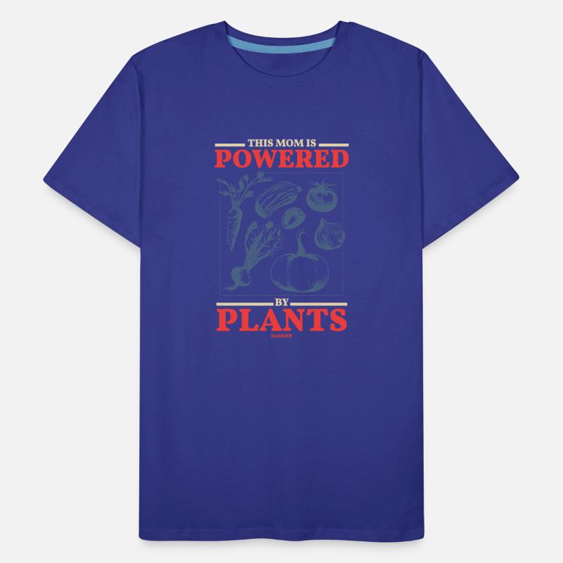 Diese Mutter wird von Pflanzen angetrieben Männer Premium Bio T-Shirt